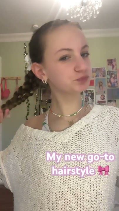 my new go to hairstyle .